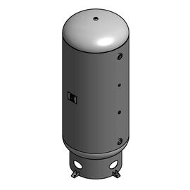 200 Gallon Air Tank Vertical with Skirt ASME 200 PSI | A10051