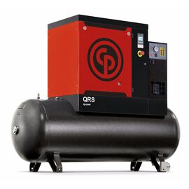 10 HP Rotary Screw Air Compressor 35.2 CFM, 150 PSI, 132 Gallon Tank & Dryer | QRS 10D 150 TM