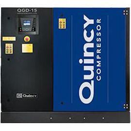 Quincy Compressor QGD-25, 25 HP Rotary Screw Air Compressor, 124 CFM