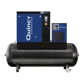 Quincy QGS 10 TMD-3, 10 HP Rotary Screw Air Compressor, 38.8 CFM. 120 Gallon Air Tank & Air Dryer 208-230/460 Volt, 3-Phase