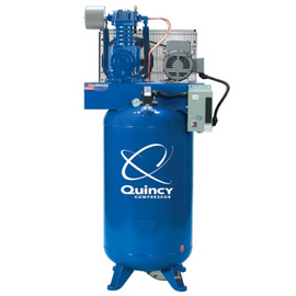Quincy PRO 451CS80VCB, 5 HP Piston Air Compressor, 17.2 CFM, 175 PSI, 230/1/60, 80 Gallon Tank