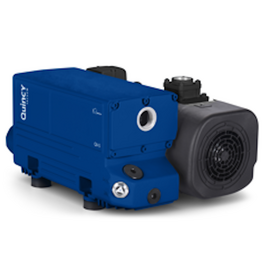 Quincy QV-2, 1.7 HP, 31.2 CFM Rotary Vane Vacuum Pump, 29.9 "HgV