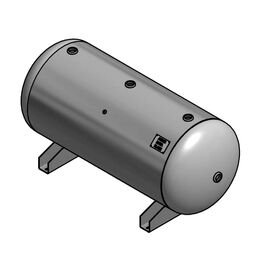 200 Gallon Air Tank Horizontal with Feet Only | A10035