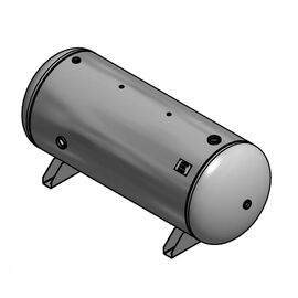 400 Gallon Air Tank Horizontal with Saddles | SteelFab | A10348