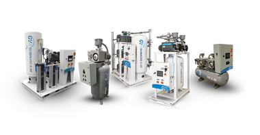 Industrial Lubricated Rotary Vane Vacuum Systems