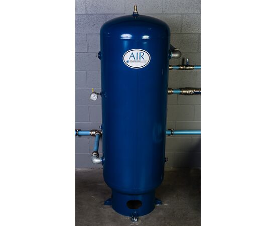 80 Gallon Air Tank with Feet and Top Plate Vertical 200 PSI ASME Coded  | A10046