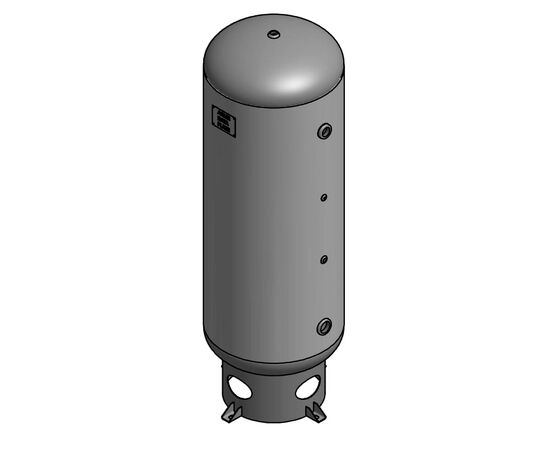 120 Gallon Air Tank Vertical with Skirt ASME 200 PSI | A10049