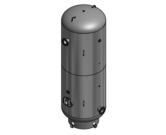 SteelFab A10333, 2,000 Gallon Air Tank Vertical with Skirt rated for 150 PSI