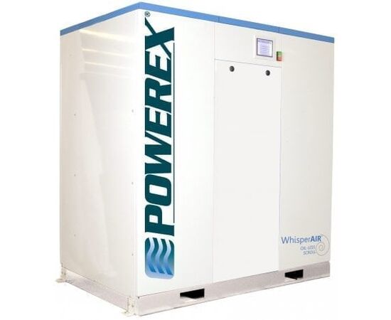 Powerex 60 HP Air Compressor Oilless Scroll 187 CFM, 208-230/460 Volt, 3-Phase SEH60B7