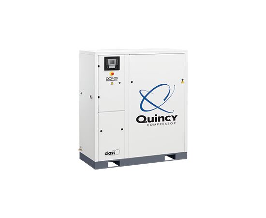 Quincy 22 HP Oilless Scroll Air Compressor 65 CFM, 116 PSI, 230/460 Volt 3 Phase | QOF-22
