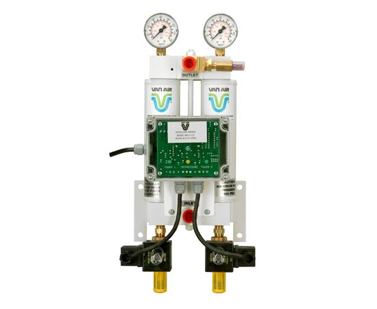 3 CFM -40°F Pressure Dew Point Heatless Desiccant Air Dryer | VAN AIR MHL-3