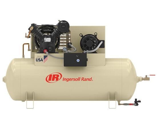 Ingersoll Rand 10 HP, 2545E10-V, Value Two-Stage Piston Air Compressor 35.6 CFM @ 175 PSI