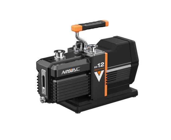 NAVAC EcoDrive12, ED12, DC Motor, Rotary Vane Vacuum Pump, 1-Phase, 115V, 60Hz