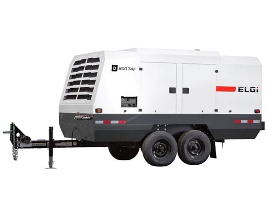 ELGi D800T4F, 800 CFM Portable Diesel Driven Rotary Screw Air Compressor