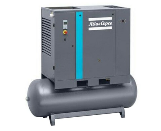 Atlas Copco G7L-125 FF, 10 HP Rotary Screw Air Compressor, 39.6 CFM, 71 Gallon Tank, Integrated Air Dryer 3-Phase | 8153292928