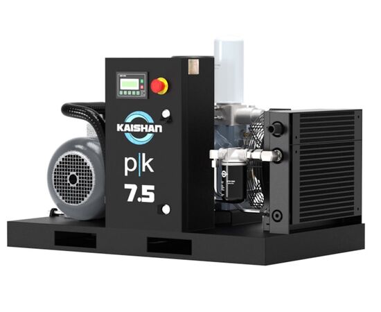 Kaishan 7.5 HP Rotary Screw Air Compressor, 22 CFM, 230/1/60, PK-7.5A3F0S8U
