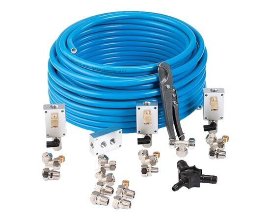 1/2" x 100' RapidAir Maxline Master Aluminum Air Piping Kit | M3800