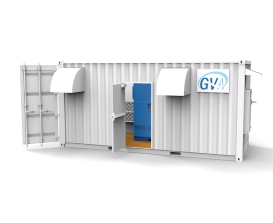 40ft Container Packaged with an Air Compressor, Tank, Air Dryer and Filtration System