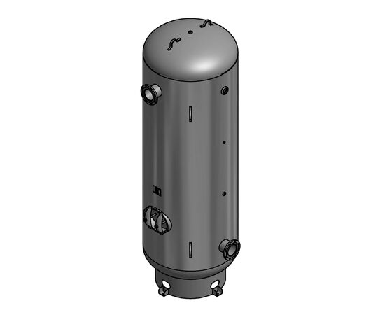 SteelFab 1,060 Gallon Air Tank Vertical with Skirt Rated for 155 PSI ASME Coded | A10132