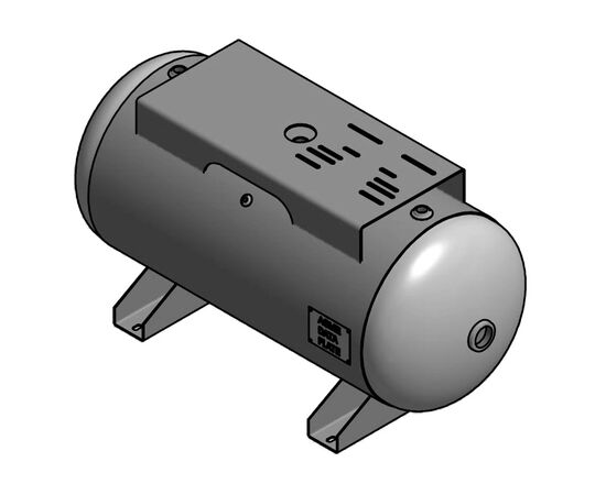 60 Gallon Air Tank Horizontal with Top Plate | A10030